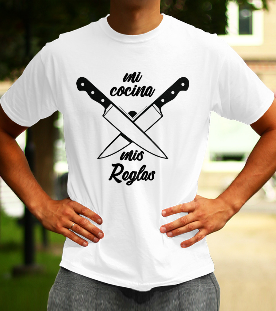 Mi Cocina Mis Reglas Cross Knives T-Shirt
