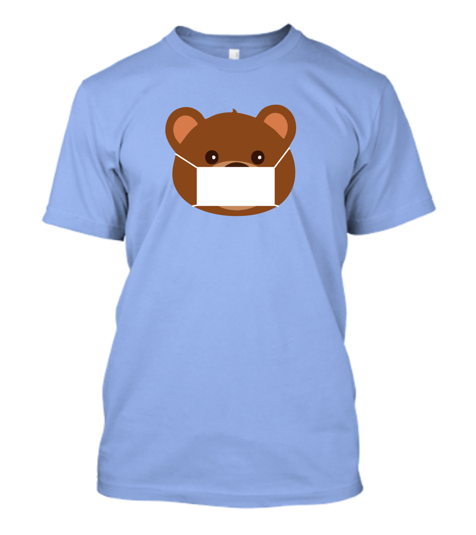 My Bear Cute Masked Teddy Face T-Shirt