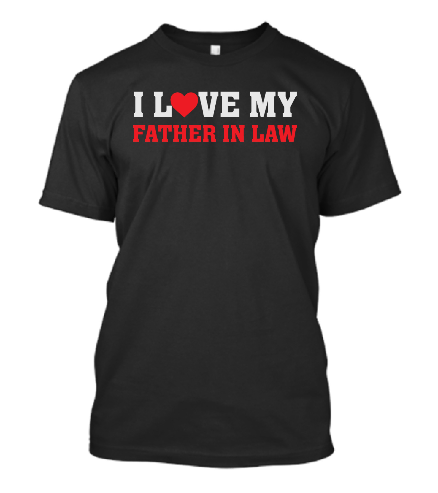 I Heart My Father In Law - Love Expression For Family Connection T-Shirt