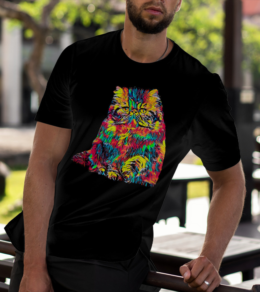 Testing Colorful Cat T-Shirt