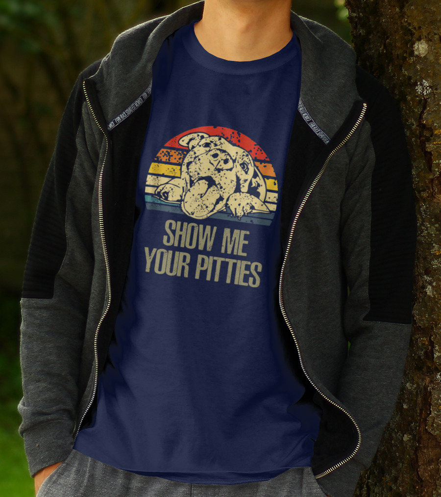 SHOW ME YOUR PITTIES Retro T-Shirt