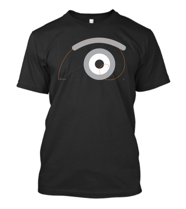 Auric Glance Geometric Spiral Eye Golden-ratio T-Shirt