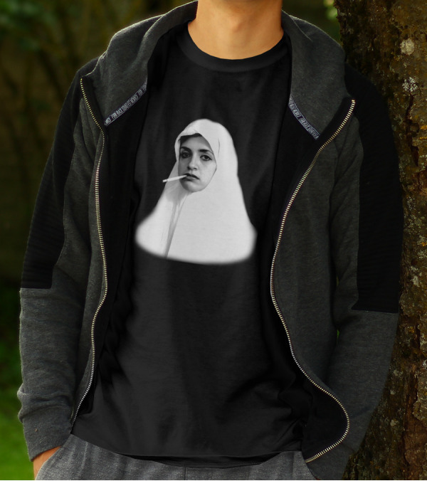 I Wanna Smoke ASF Like I Want Iconic Portrait With Woman Smoking T-Shirt