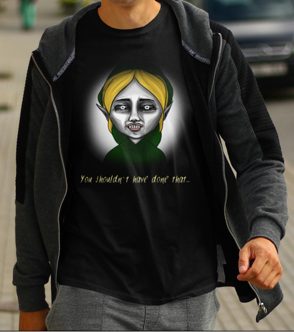You Shouldn't Have Done That Terrible Fate Creepy Link Majora's Mask Reference T-Shirt