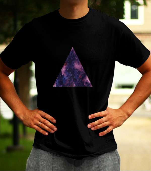 Galaxy Triangle Cosmic Starfield Astral Phenomenon T-Shirt