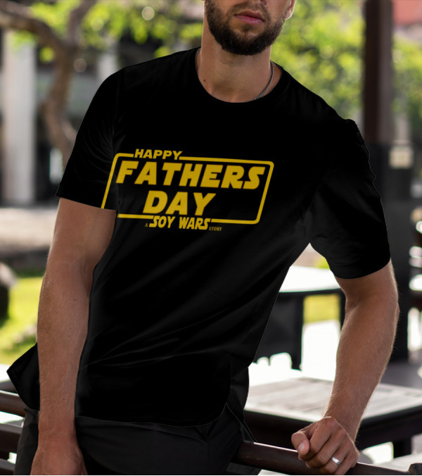 Happy Fathers Day A Soy Wars Story Yellow T-Shirt