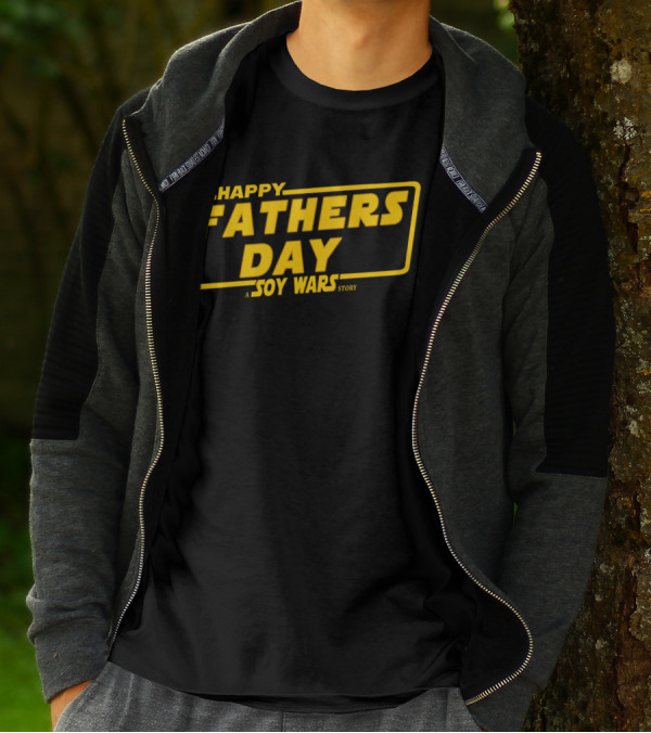 Happy Fathers Day A Soy Wars Story Yellow T-Shirt