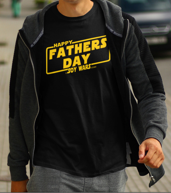 Happy Fathers Day A Soy Wars Story Yellow T-Shirt