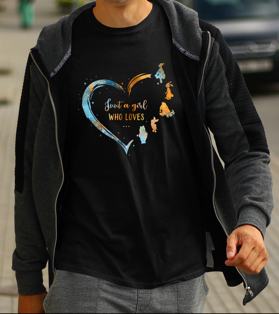 Just A Girl Who Loves Bears Heart T-Shirt