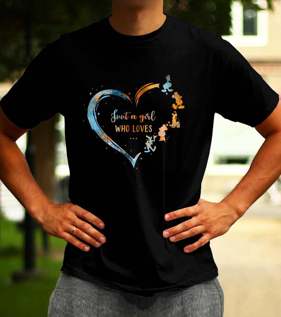 Just A Girl Who Loves Mouse Heart T-Shirt