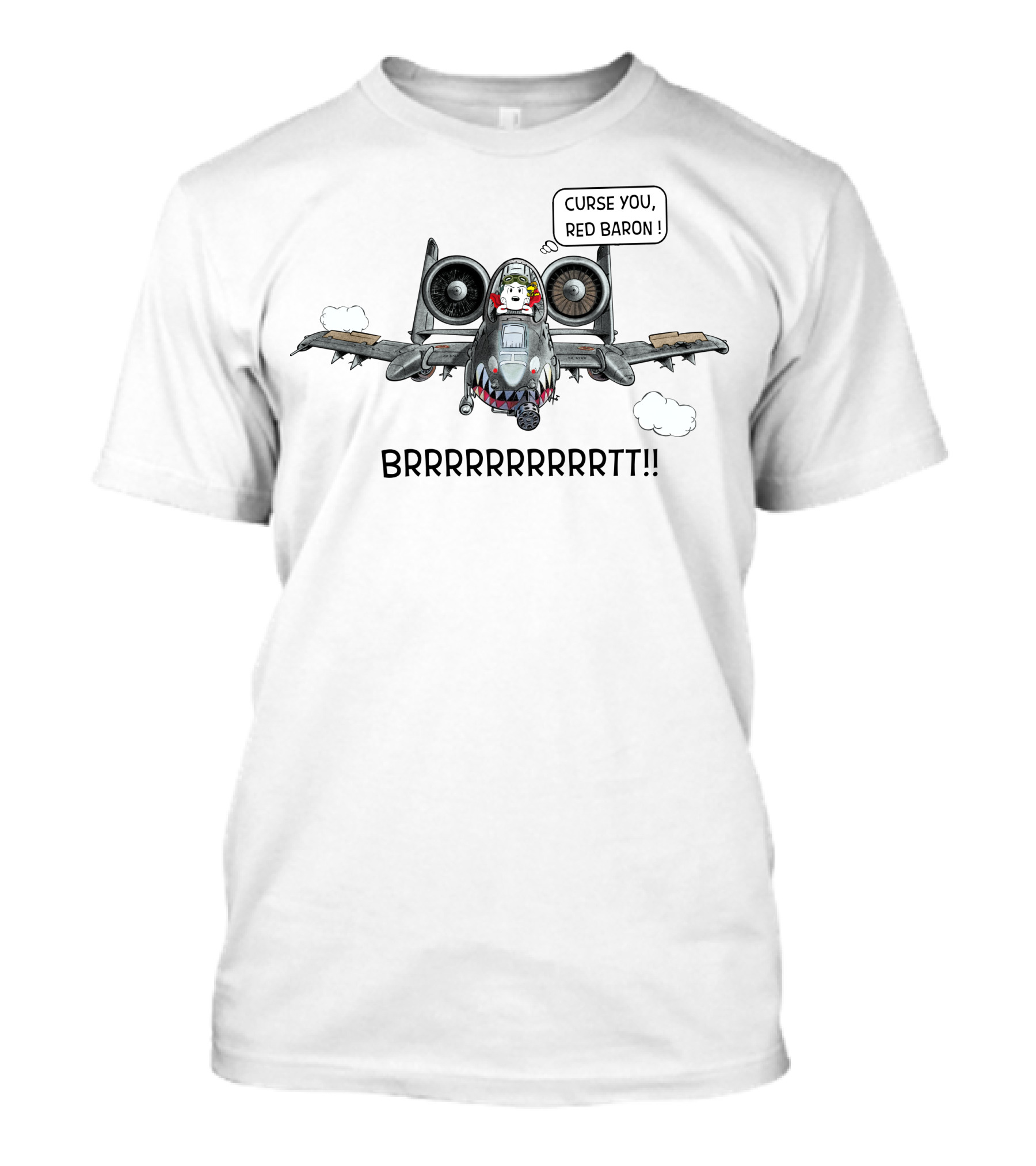 Curse You Red Baron BRRRRRRRRRRTT T-Shirt