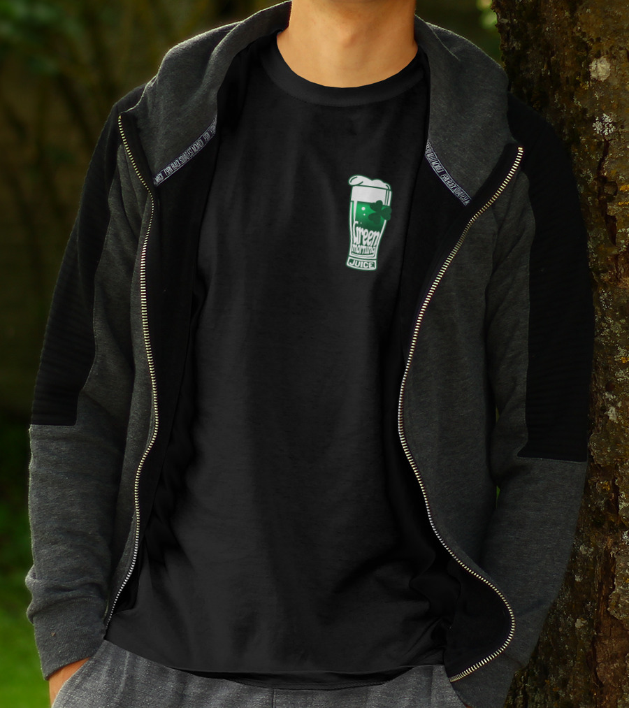 Green Morning Juice Shamrock Drink T-Shirt