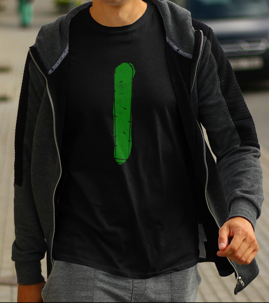 Cactus Green Simple T-Shirt