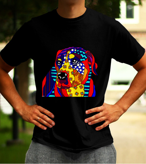 Proud Dad Kuvasz Colorful Dog Lover Father Owner T-Shirt
