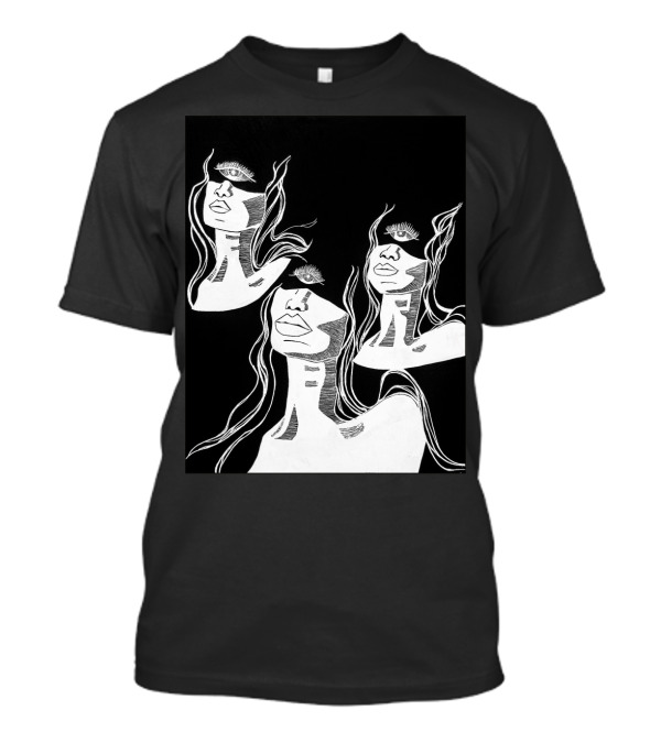Mystical Representation Of The Fates: Clotho Lachesis Atropos With Surreal Eye T-Shirt