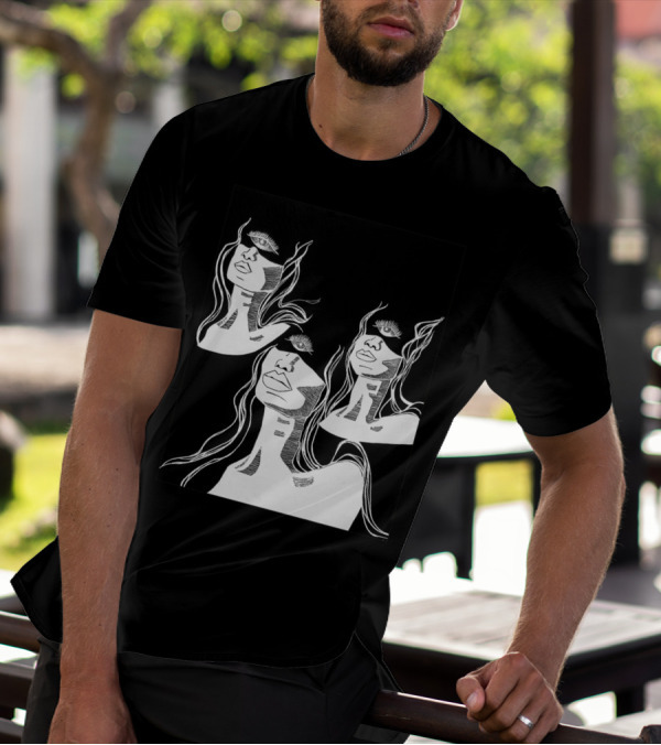 Mystical Representation Of The Fates: Clotho Lachesis Atropos With Surreal Eye T-Shirt