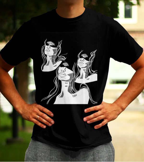 Mystical Representation Of The Fates: Clotho Lachesis Atropos With Surreal Eye T-Shirt