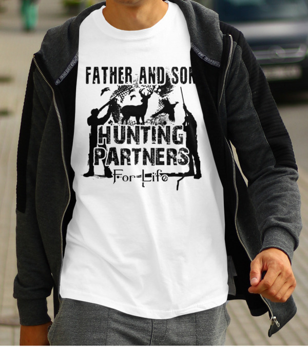 Father And Son Hunting Partners For Life T-Shirt