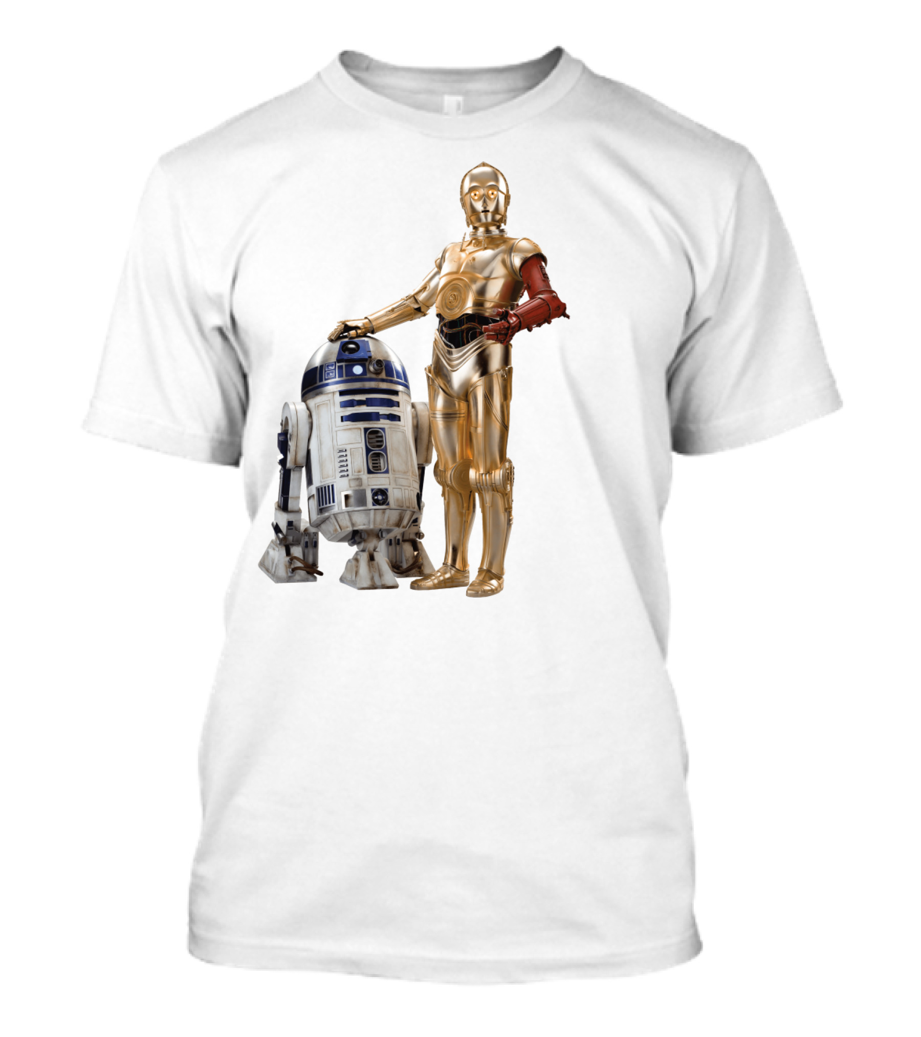 Star Wars R2-D2 C-3PO Transparent T-Shirt