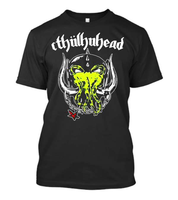 Cthulhuhead Motorhead War Pig England Design Vegan T-Shirt