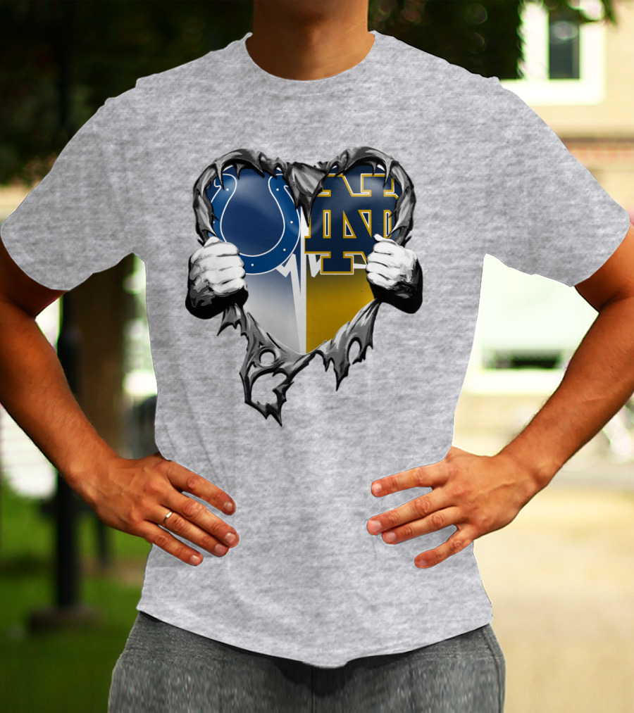 Colts Notre Dame Heart T-Shirt