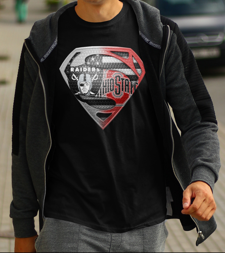 Ohio State Raiders Superman Logo Fusion T-Shirt