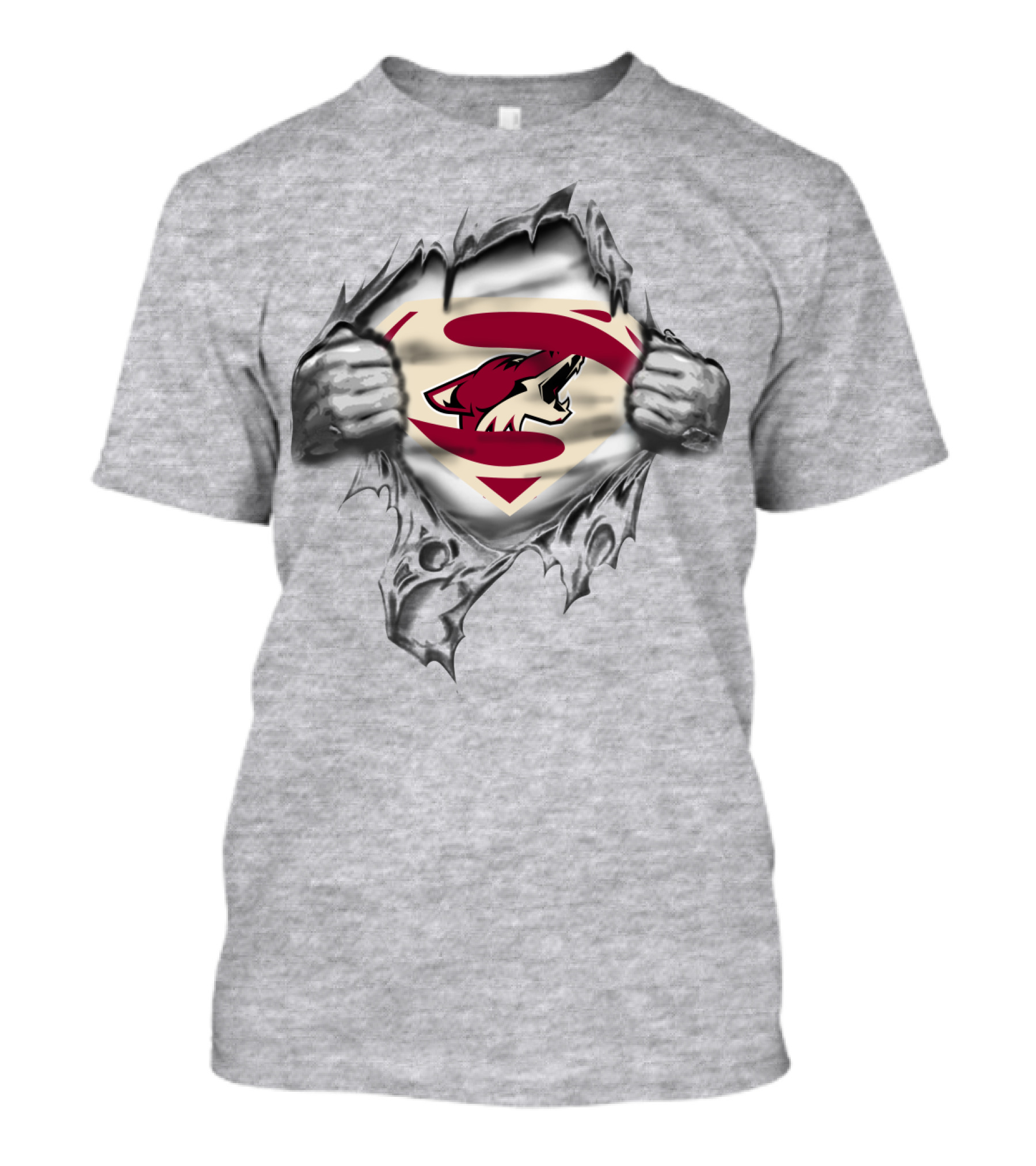 Arizona Coyotes Superhero T-Shirt