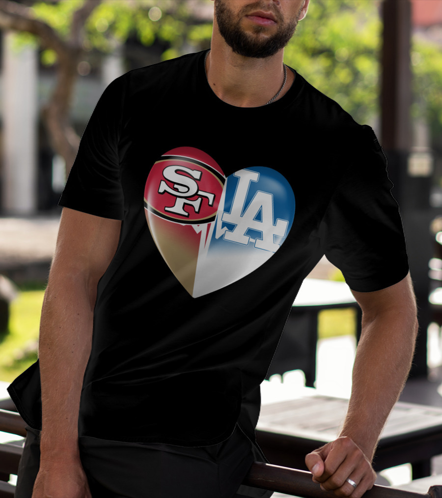 SF LA Heartbeat Rivalry T-Shirt