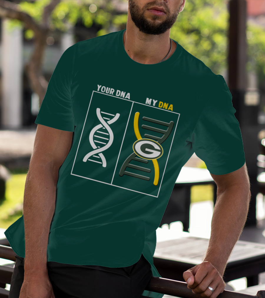 Green Bay Packers Your Dna My Dna T-Shirt