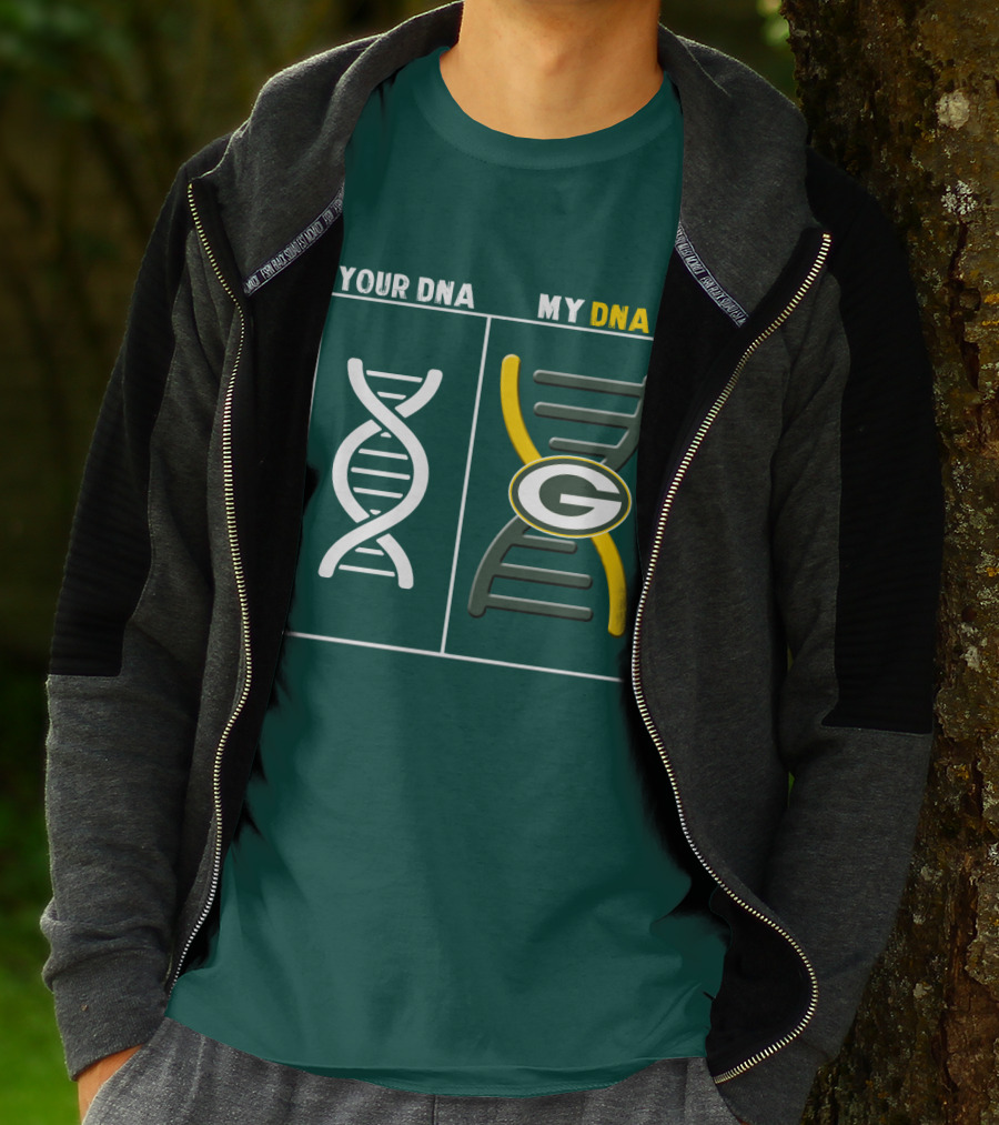 Green Bay Packers Your Dna My Dna T-Shirt