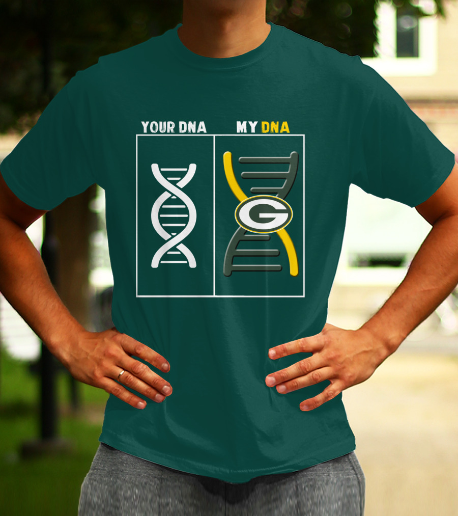 Green Bay Packers Your Dna My Dna T-Shirt
