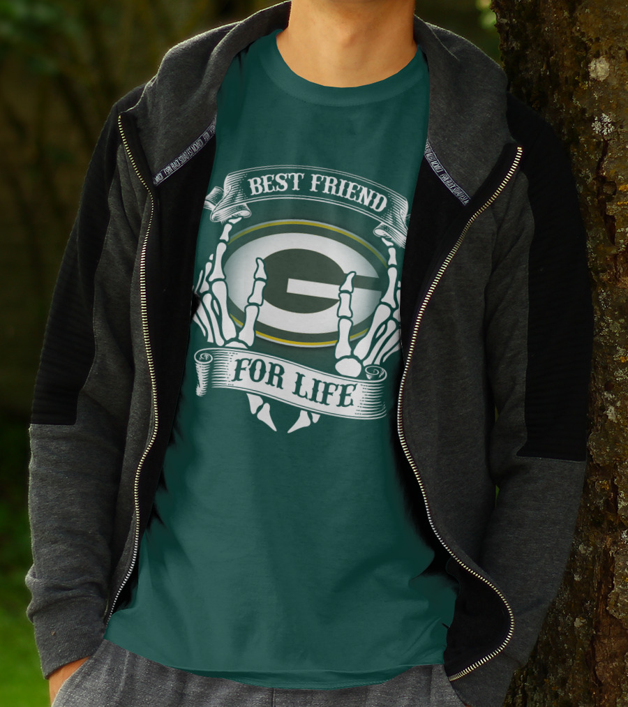 Best Friend For Life Green Bay Packers T-Shirt
