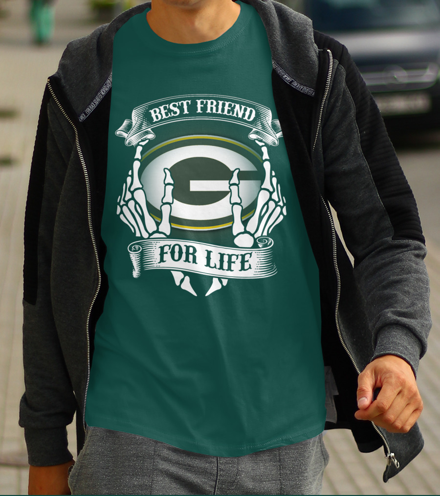 Best Friend For Life Green Bay Packers T-Shirt