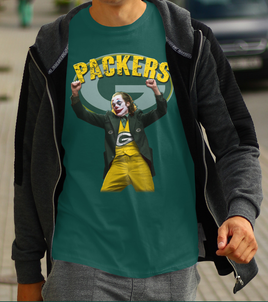Packers Joker Fusion With Green Bay T-Shirt