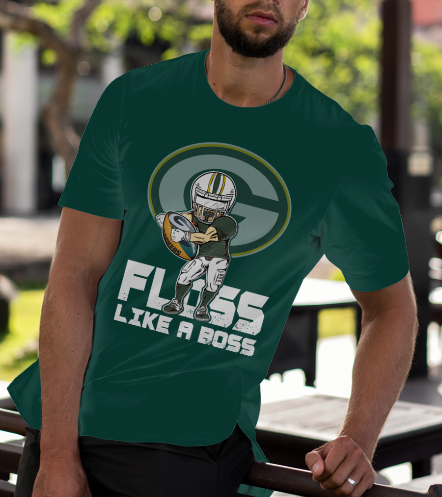 Green Bay Packers Floss Like A Boss T-Shirt