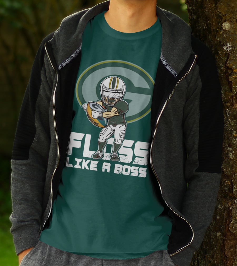 Green Bay Packers Floss Like A Boss T-Shirt