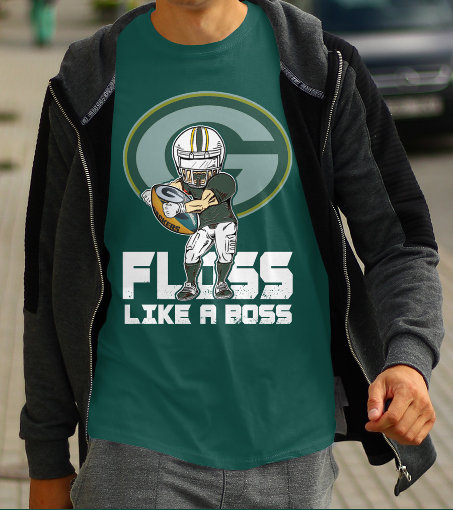 Green Bay Packers Floss Like A Boss T-Shirt