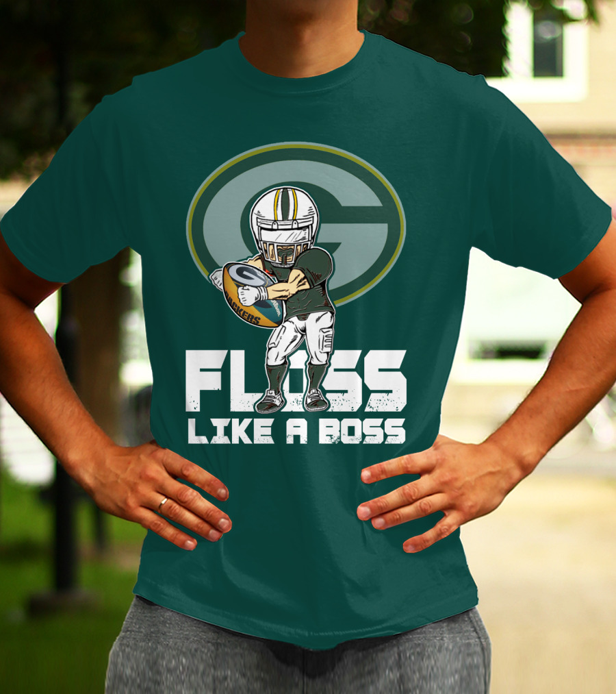 Green Bay Packers Floss Like A Boss T-Shirt
