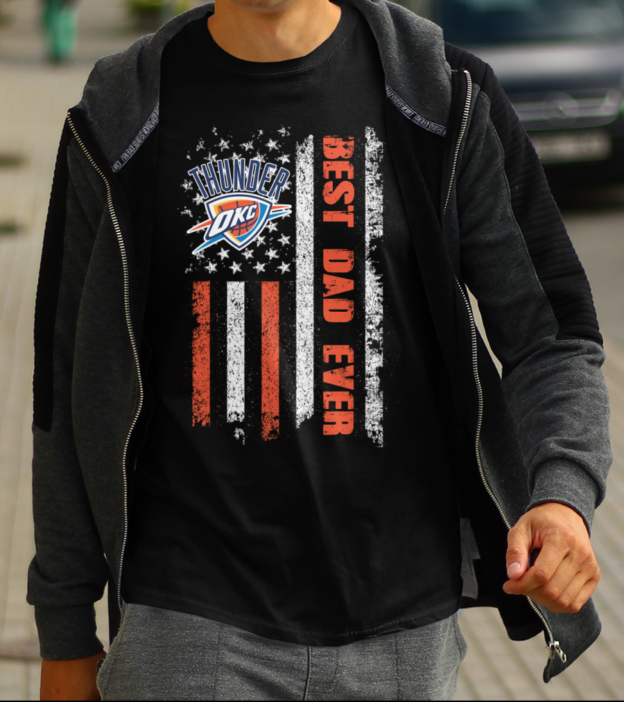 Thunder Okc Best Dad Ever Evd 031 T-Shirt