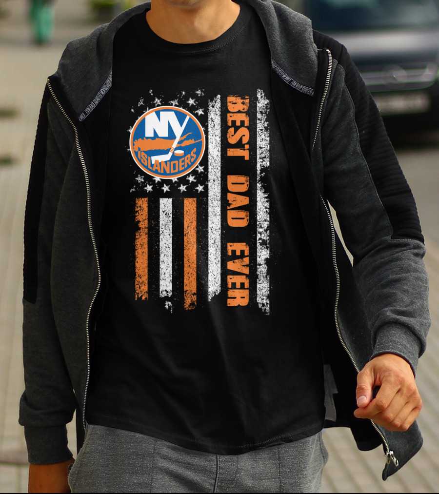 Ny Islanders Best Dad Ever Evd T-Shirt