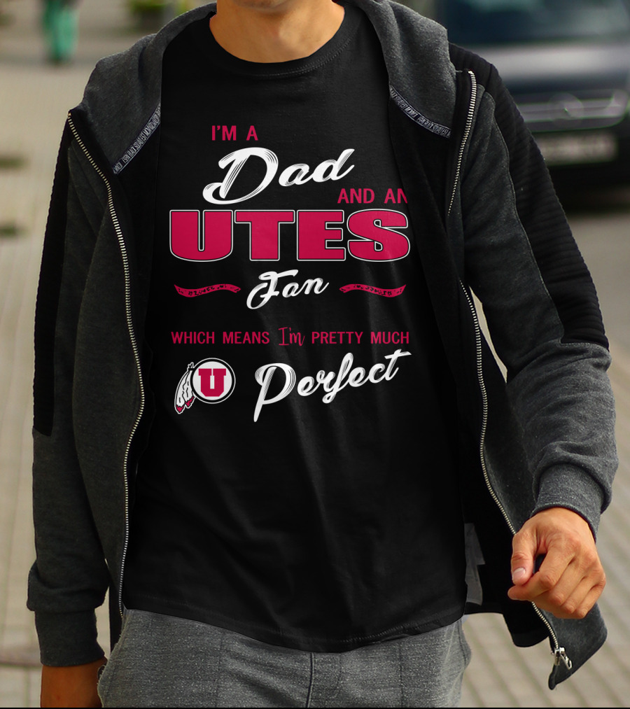 I'm A Dad And Utes Fan Which Means I'm Pretty Much Perfect T-Shirt