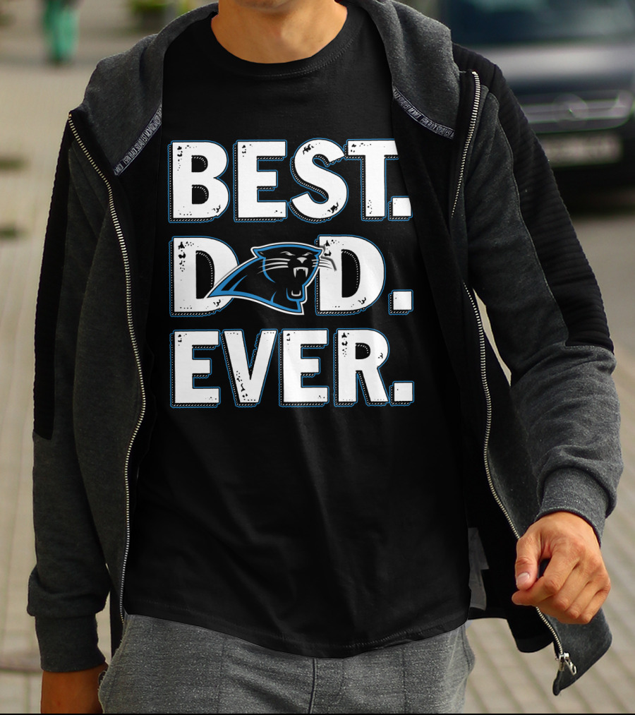 Best Dad Ever Carolina Panthers T-Shirt