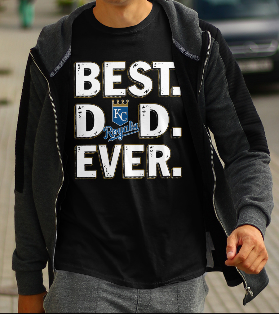 Best Dad Ever Kc Royals T-Shirt