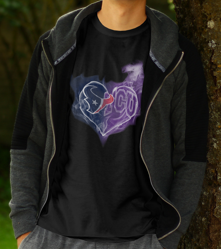 Houston Texans Tcu Heart T-Shirt