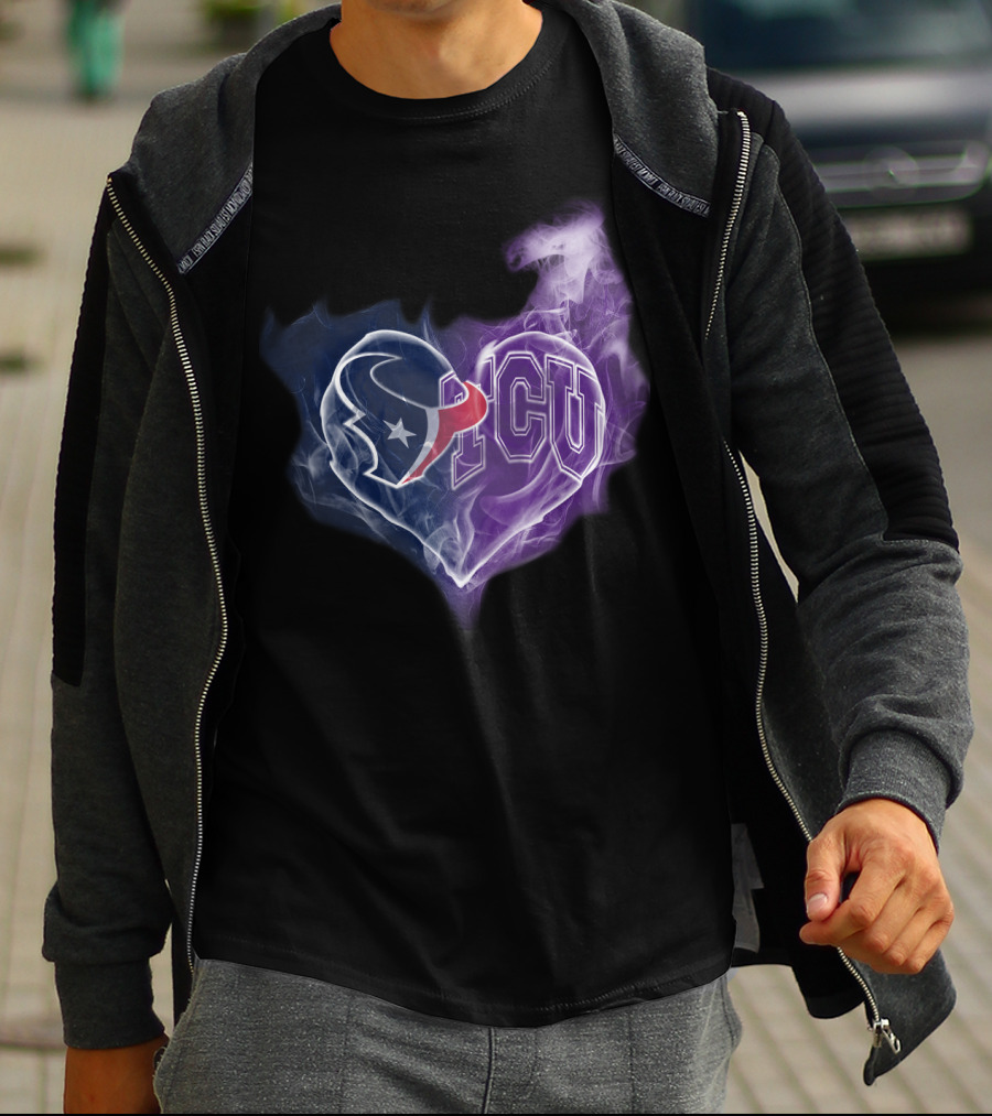 Houston Texans Tcu Heart T-Shirt