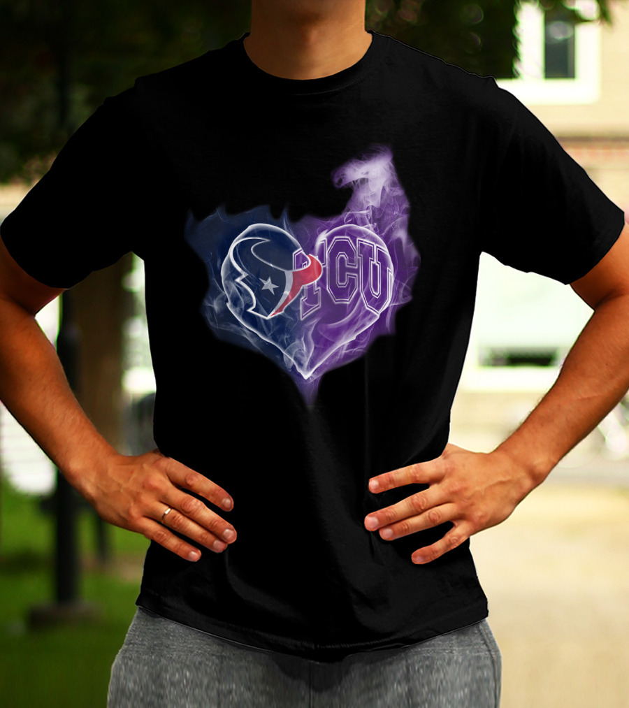 Houston Texans Tcu Heart T-Shirt