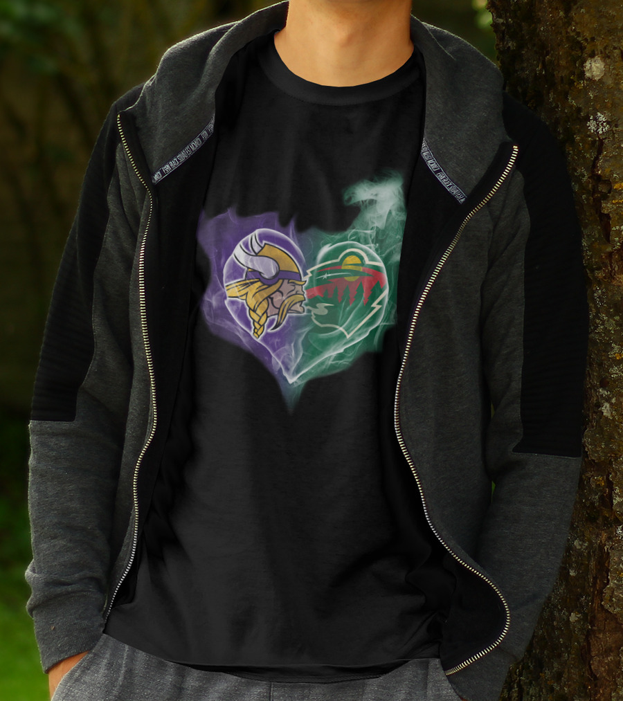 Minnesota Vikings Wild Heart T-Shirt