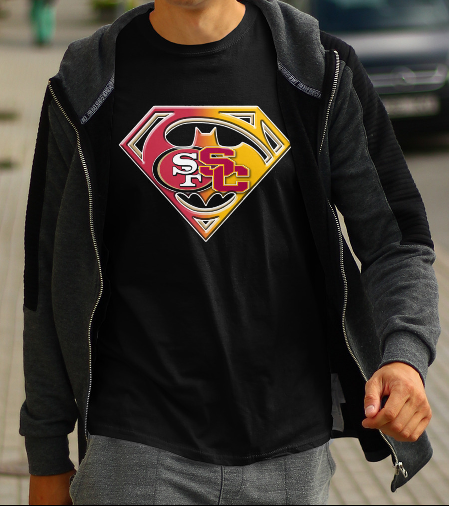 Sf Sc Superman Batman T-Shirt