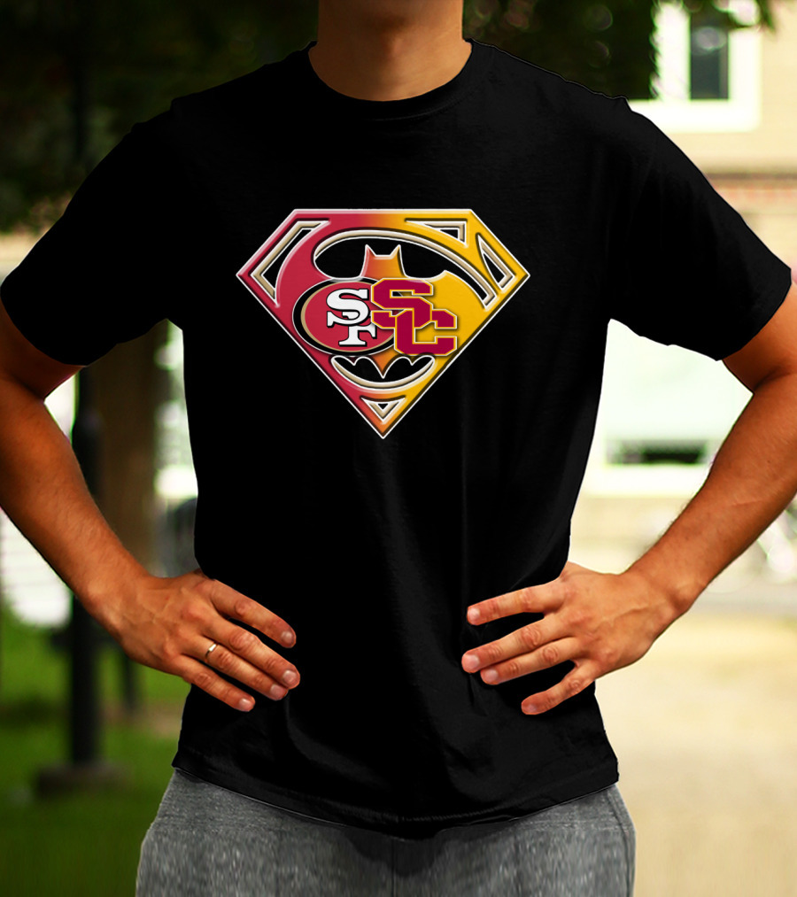Sf Sc Superman Batman T-Shirt