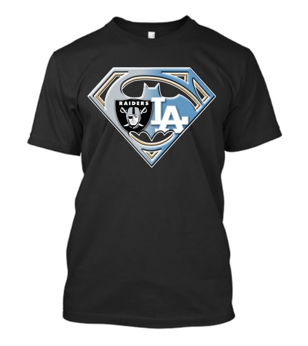 Superhero Raiders La Batman Logo Fusion Bat 095 T-Shirt